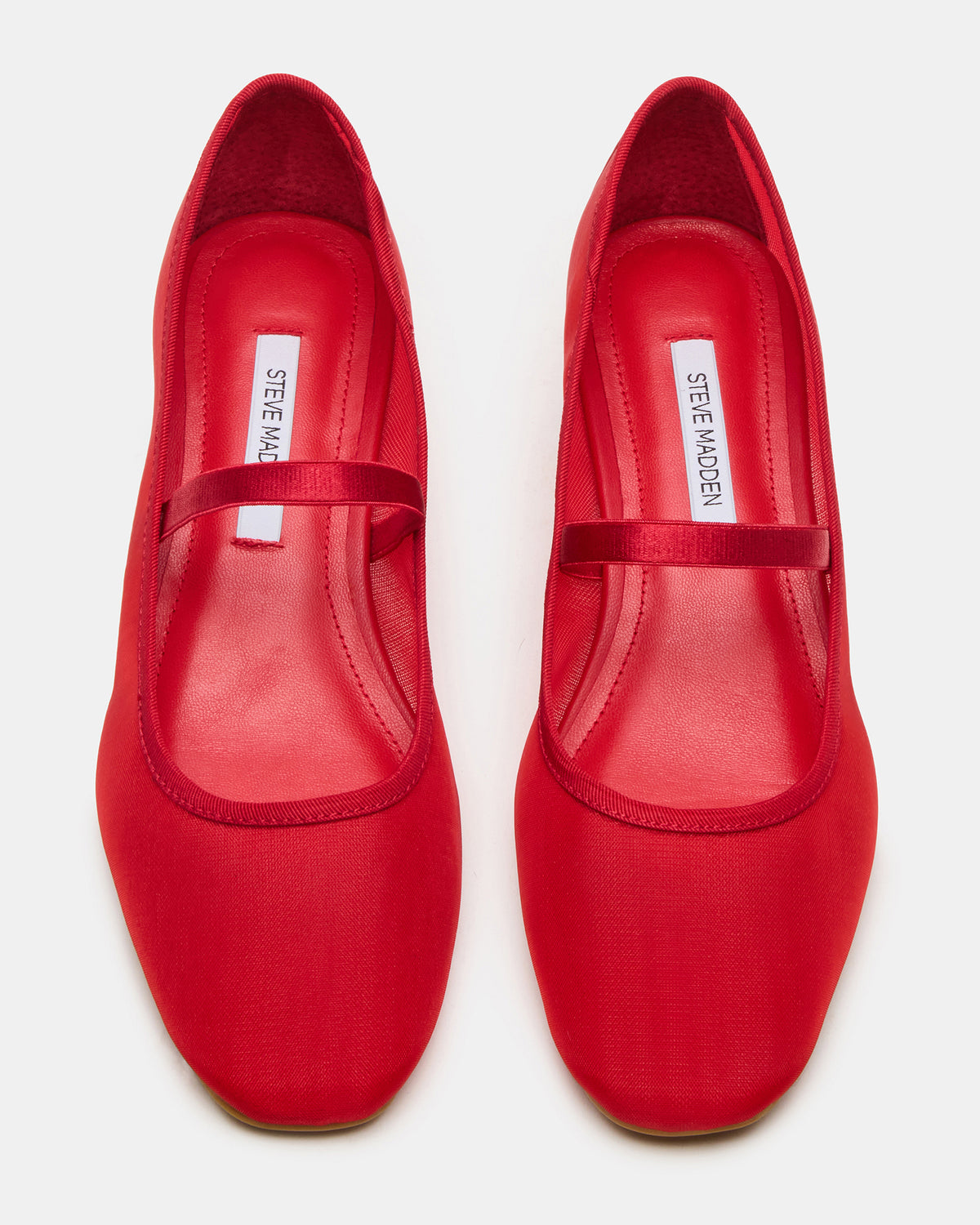 MURAL Red Mary Jane Block Heel Square-Toe Women's Heel | Steve Madden Customer Favorite