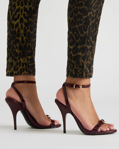 FOXX Silver Strappy Stiletto Open-Toe Women's Heel | Steve Madden Essential