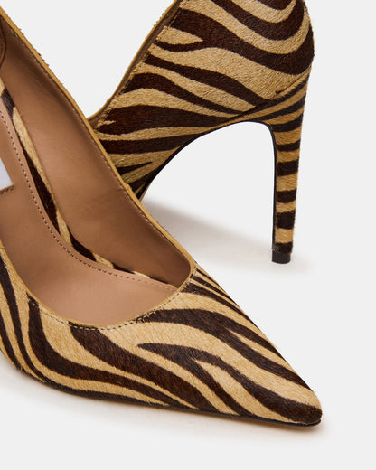 NOIR Tiger Pointed-Toe Stiletto Pump Women's Heels | Steve Madden Customer Favorite
