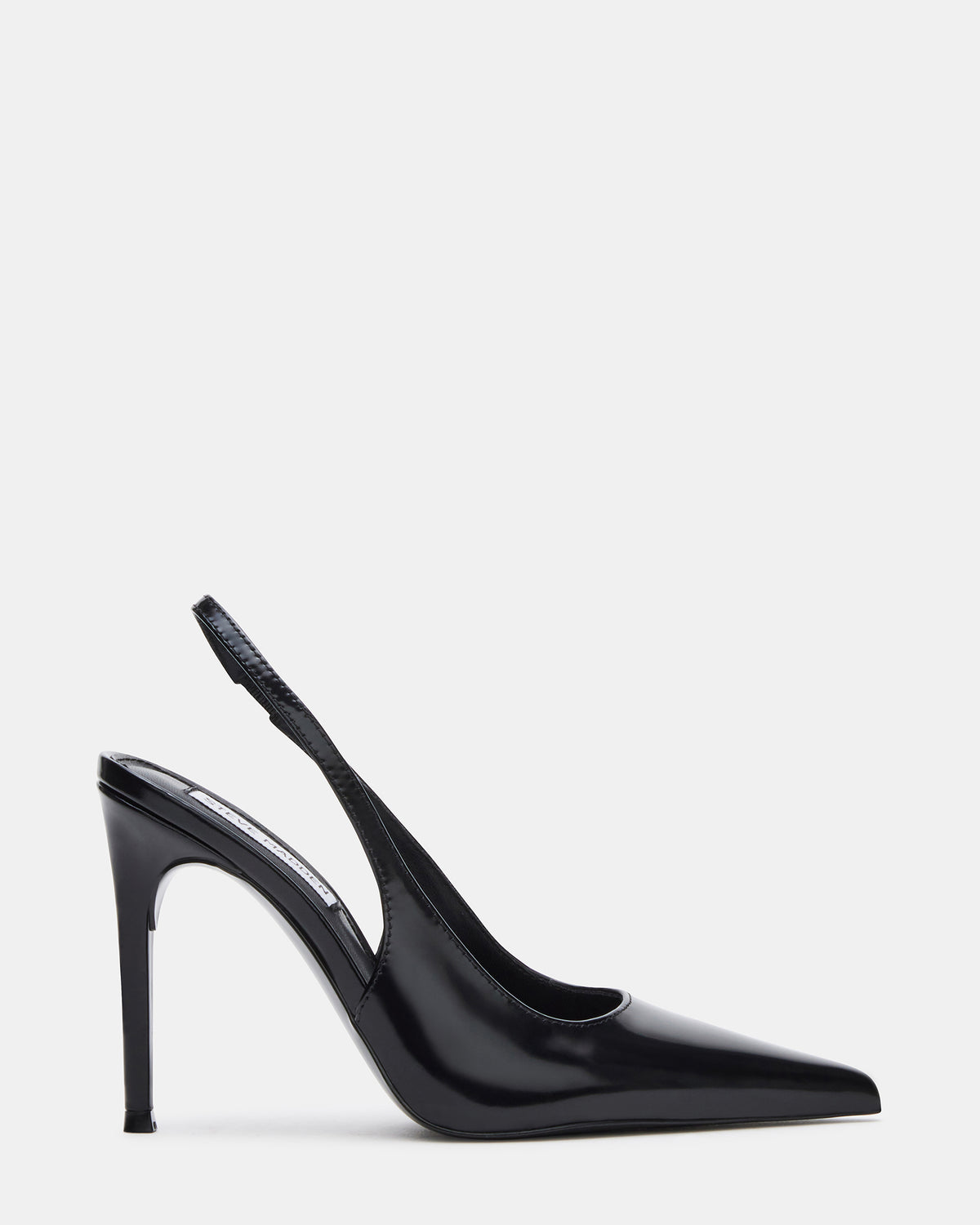 REYES Black Box Slingback Stiletto Pointed-Toe Pump Women's Heel | Steve Madden New