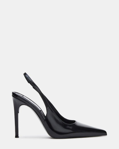 REYES Black Box Slingback Stiletto Pointed-Toe Pump Women's Heel | Steve Madden New