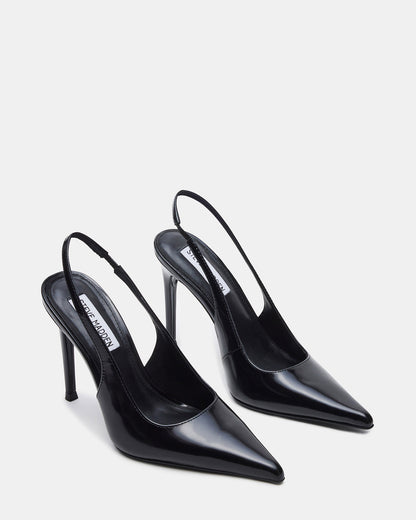 REYES Black Box Slingback Stiletto Pointed-Toe Pump Women's Heel | Steve Madden New