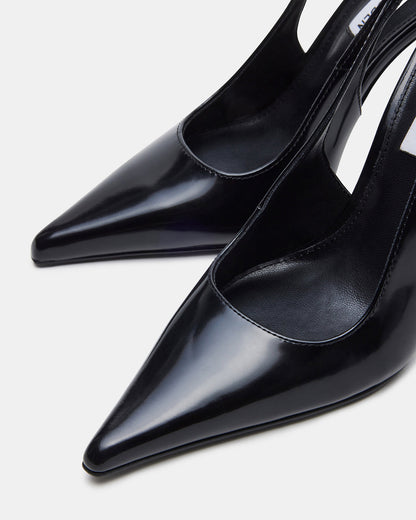 REYES Black Box Slingback Stiletto Pointed-Toe Pump Women's Heel | Steve Madden New