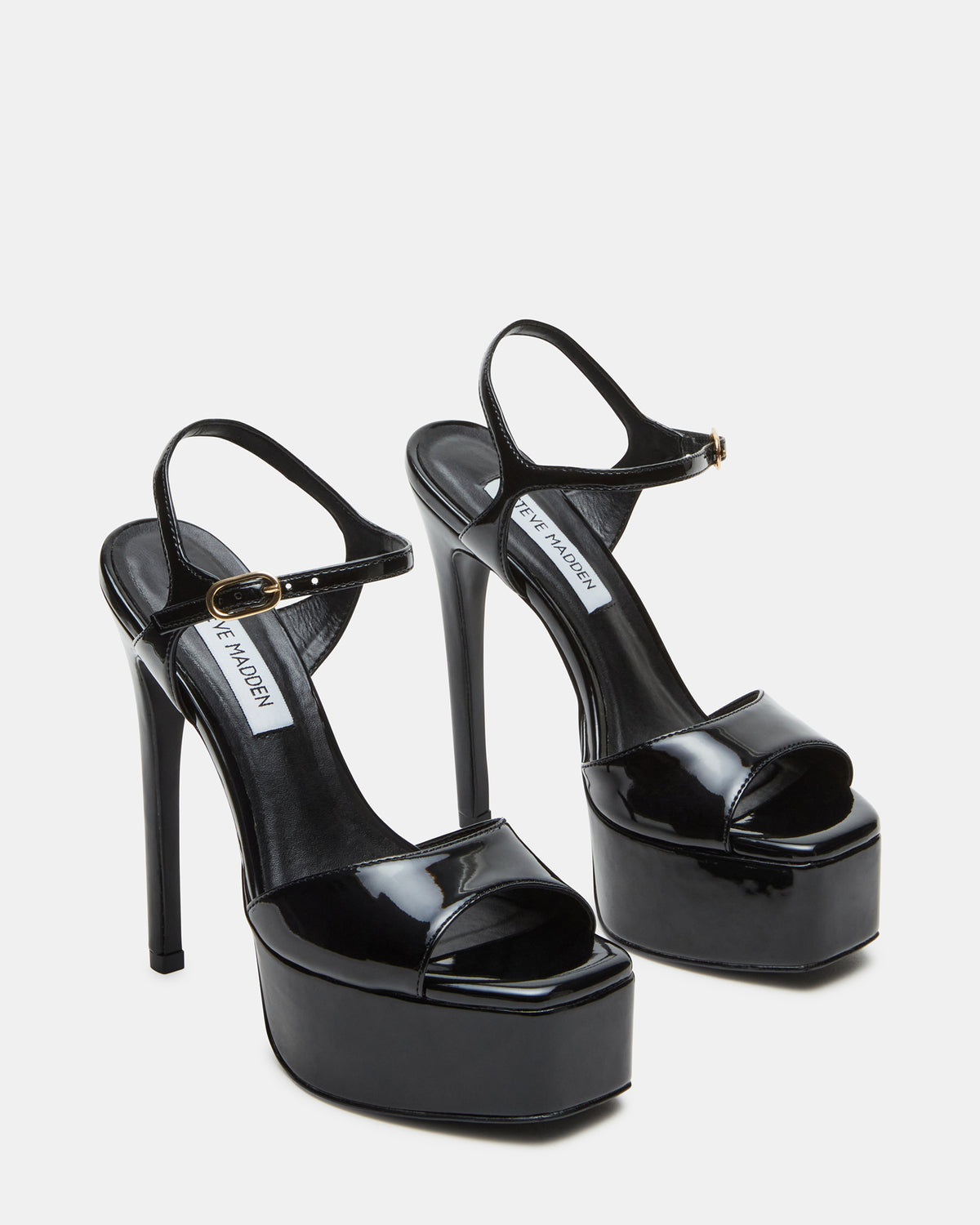 COLOGNE Black Patent Platform Stiletto Women's Heel | Steve Madden Hot Sale