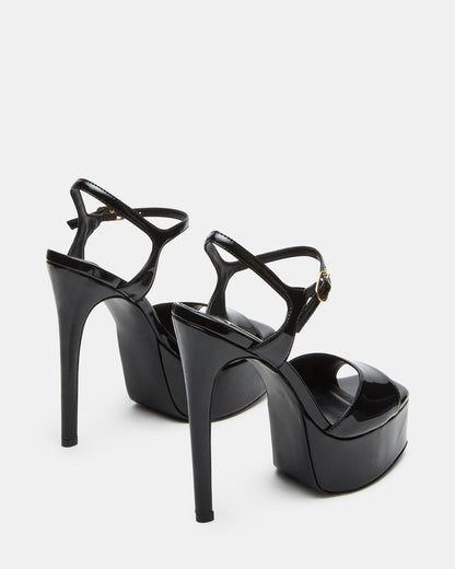 COLOGNE Black Patent Platform Stiletto Women's Heel | Steve Madden Hot Sale