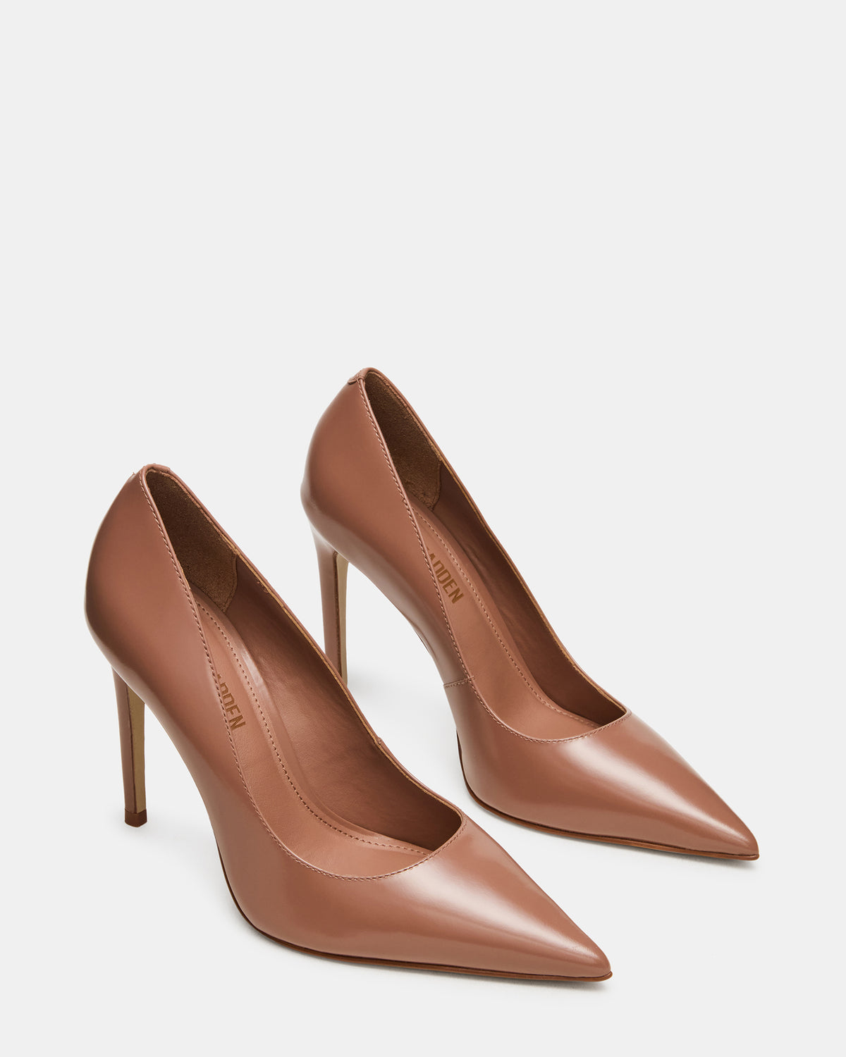 NOIR Mocha Pointed-Toe Stiletto Pump Women's Heels | Steve Madden Smart Buy