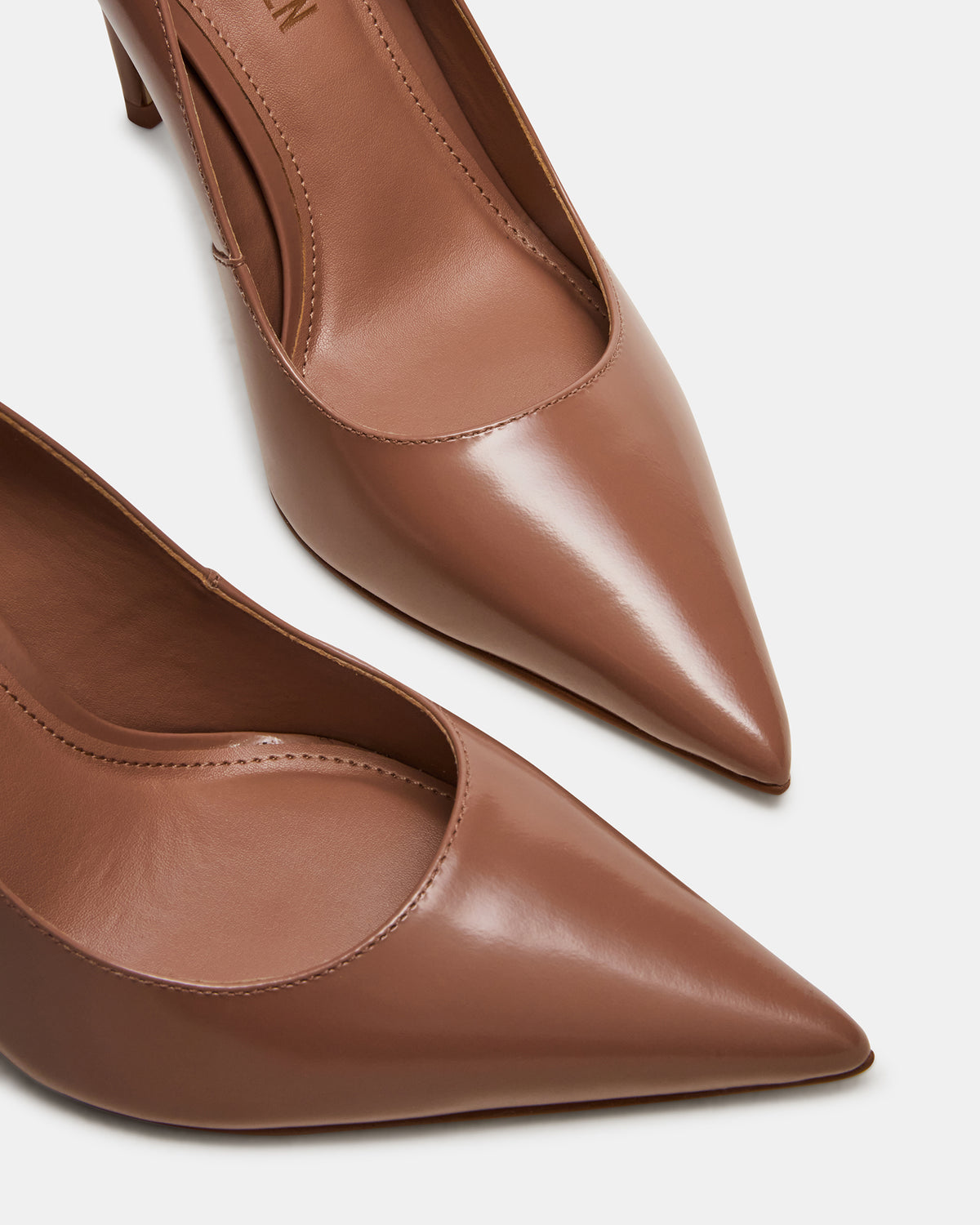 NOIR Mocha Pointed-Toe Stiletto Pump Women's Heels | Steve Madden Smart Buy