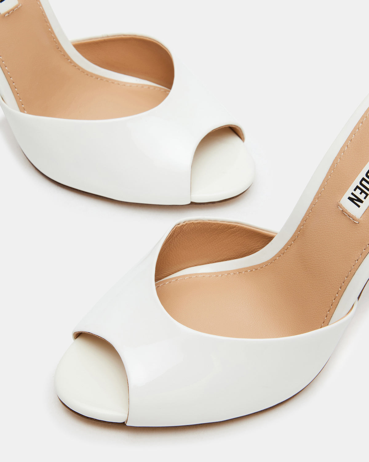 PRIYA White Patent Women's Mule | Steve Madden Discount