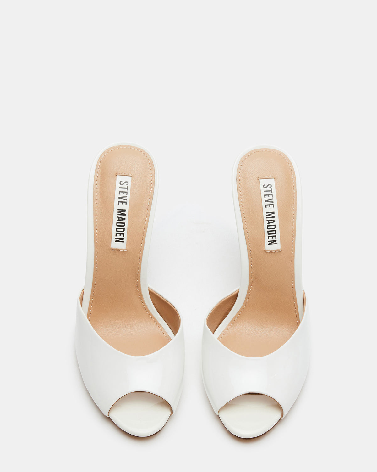 PRIYA White Patent Women's Mule | Steve Madden Discount
