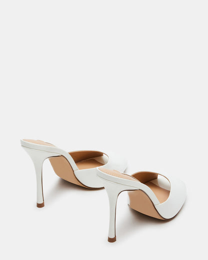 PRIYA White Patent Women's Mule | Steve Madden Discount