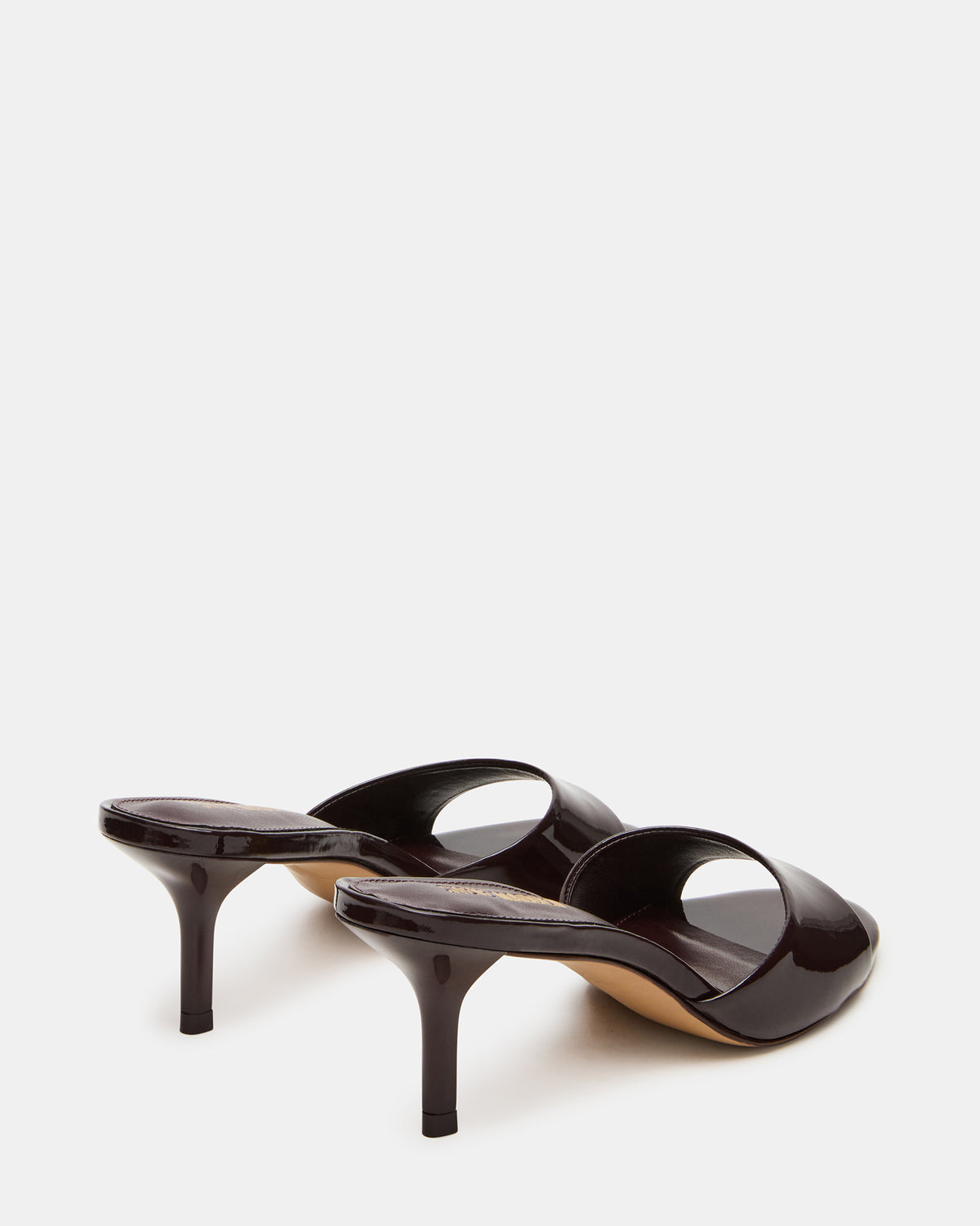 KENDRIX Brown Leather Women's Mule Heel | Steve Madden Recommended