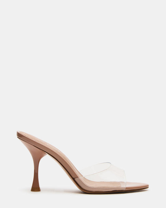 SANTI Clear Pointed-Toe Mule Women's Heel | Steve Madden Essential