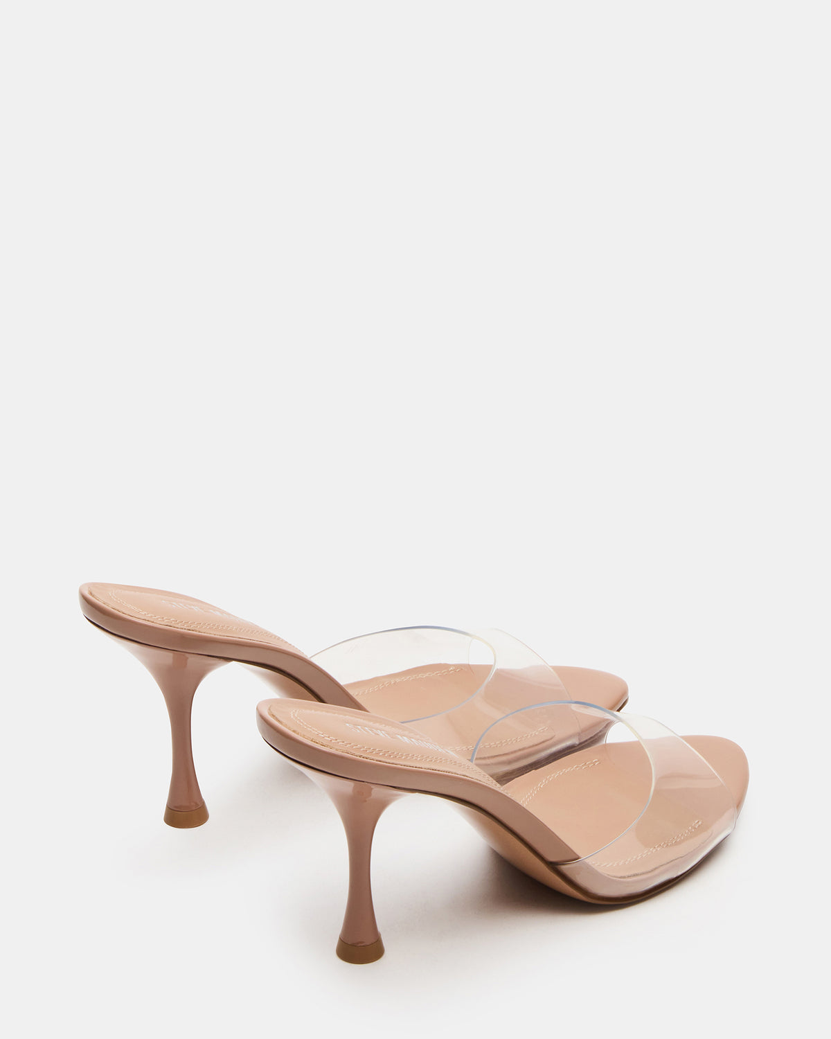 SANTI Clear Pointed-Toe Mule Women's Heel | Steve Madden Essential