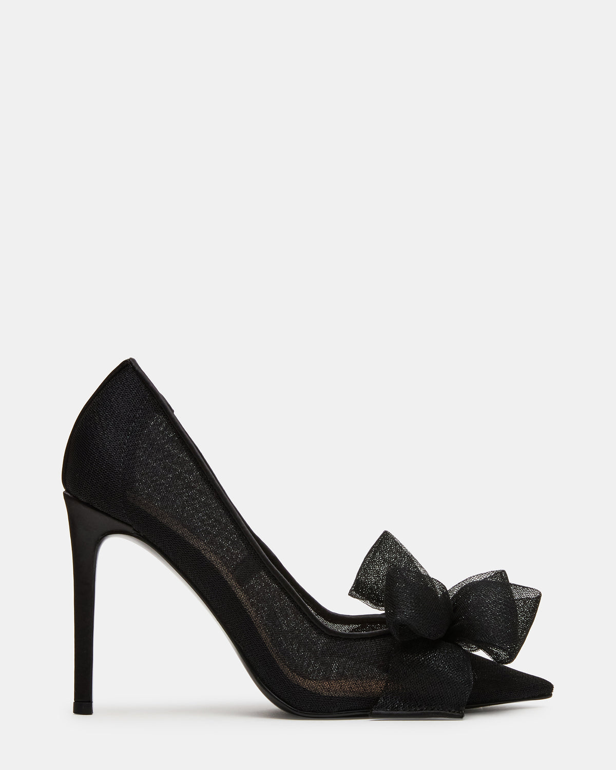 TAFFY Black Bow Pointed-Toe Stiletto Pump Women's Heel | Steve Madden Customer Favorite
