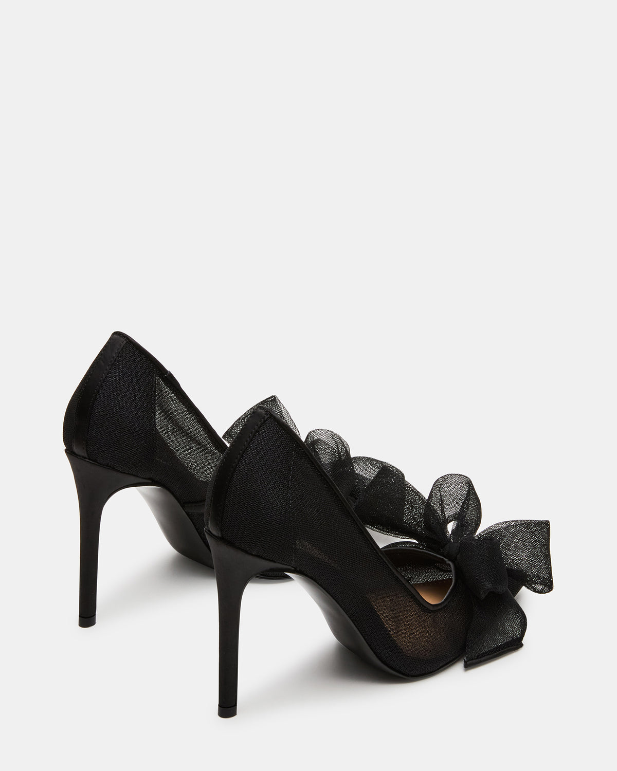 TAFFY Black Bow Pointed-Toe Stiletto Pump Women's Heel | Steve Madden Customer Favorite