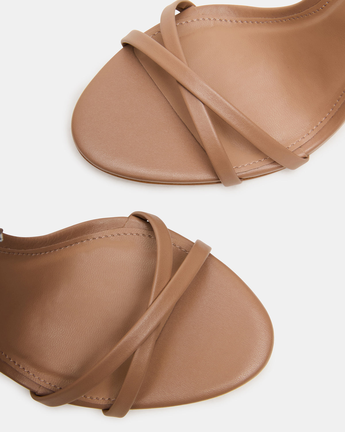 JYPSEY Tan Leather Strappy Stiletto Women's Heel | Steve Madden Essential