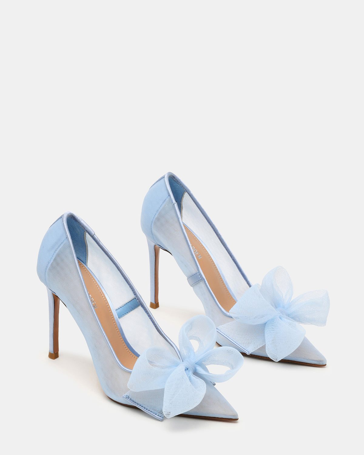 TAFFY Blue Bow Pointed-Toe Stiletto Pump Women's Heel | Steve Madden Deals
