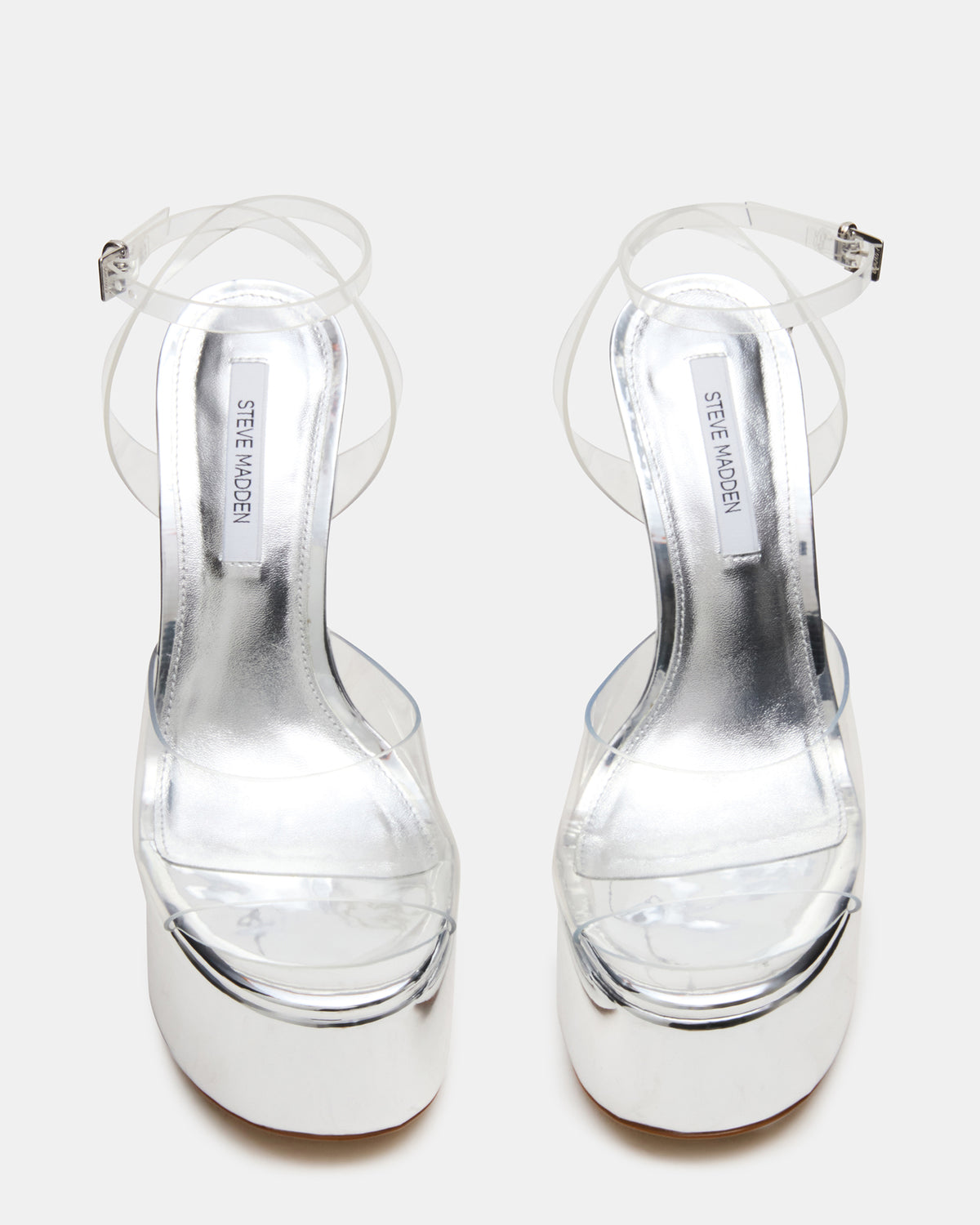 OLYSSIA Clear Platform Stiletto Ankle Strap Women's Heel | Steve Madden Everyday