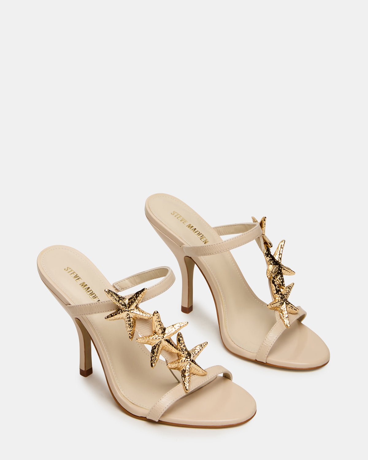 AQUARIAN Bone Star-Detail Round-Toe Mule Women's Heel | Steve Madden Quality