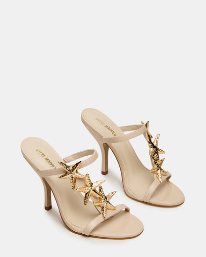 AQUARIAN Bone Star-Detail Round-Toe Mule Women's Heel | Steve Madden Quality