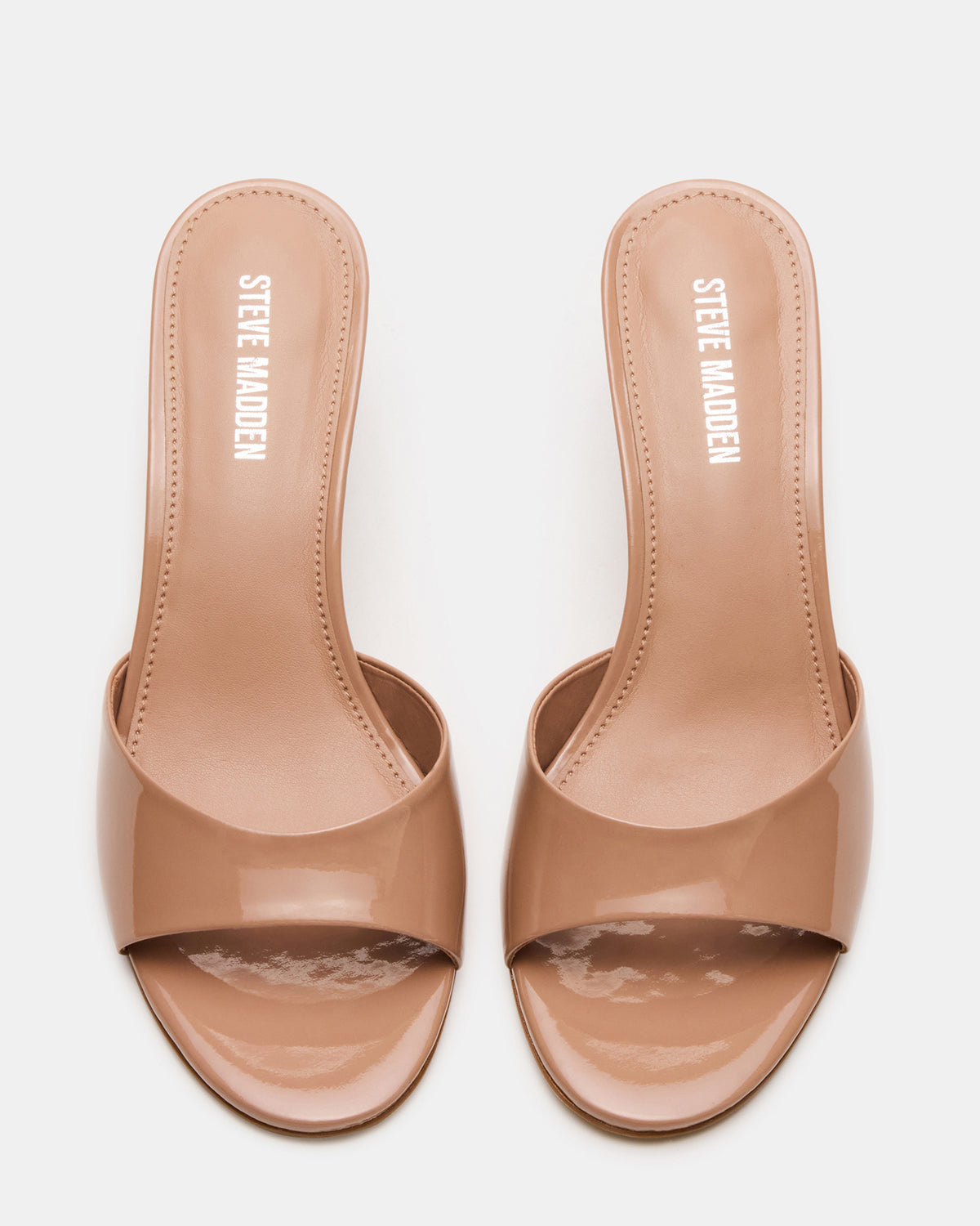 KENDRIX Blush Leather Women's Mule Heel | Steve Madden Recommended