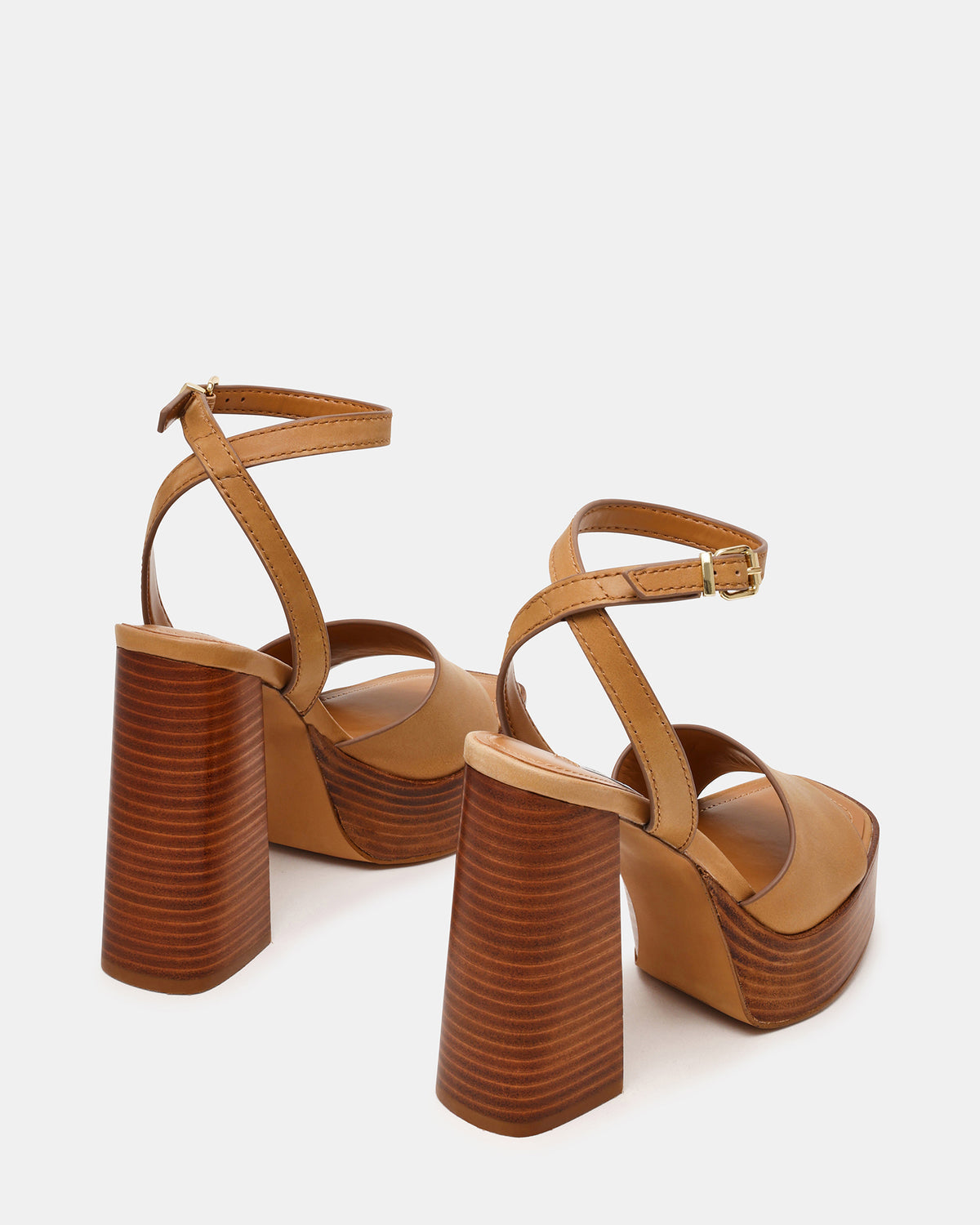 FLORIA Banana Leather Women's Platform Square-Toe Block Heel | Steve Madden Hot Sale