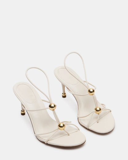 RAMOS Bone Strappy Stiletto Women's Heel | Steve Madden Premium