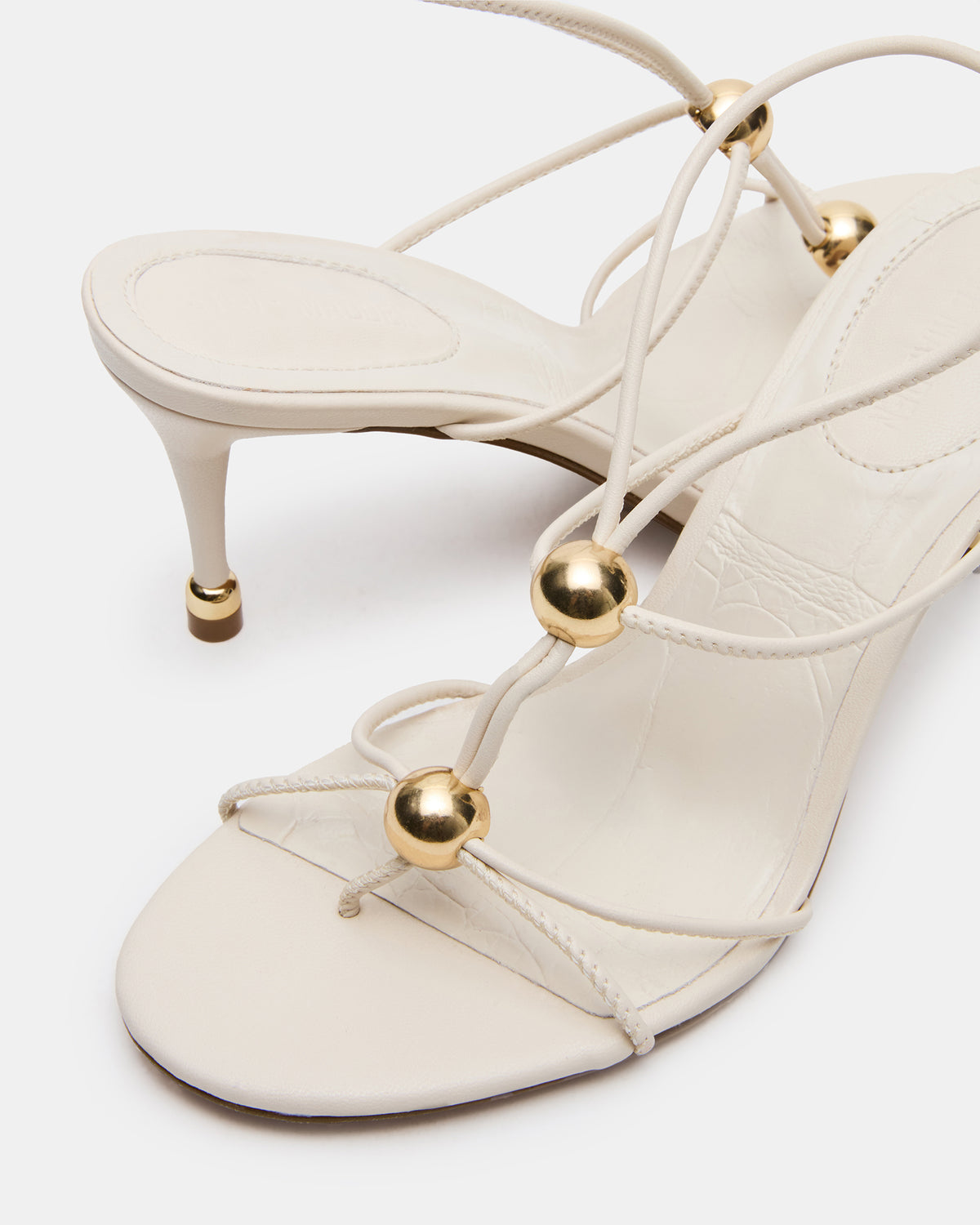 RAMOS Bone Strappy Stiletto Women's Heel | Steve Madden Premium