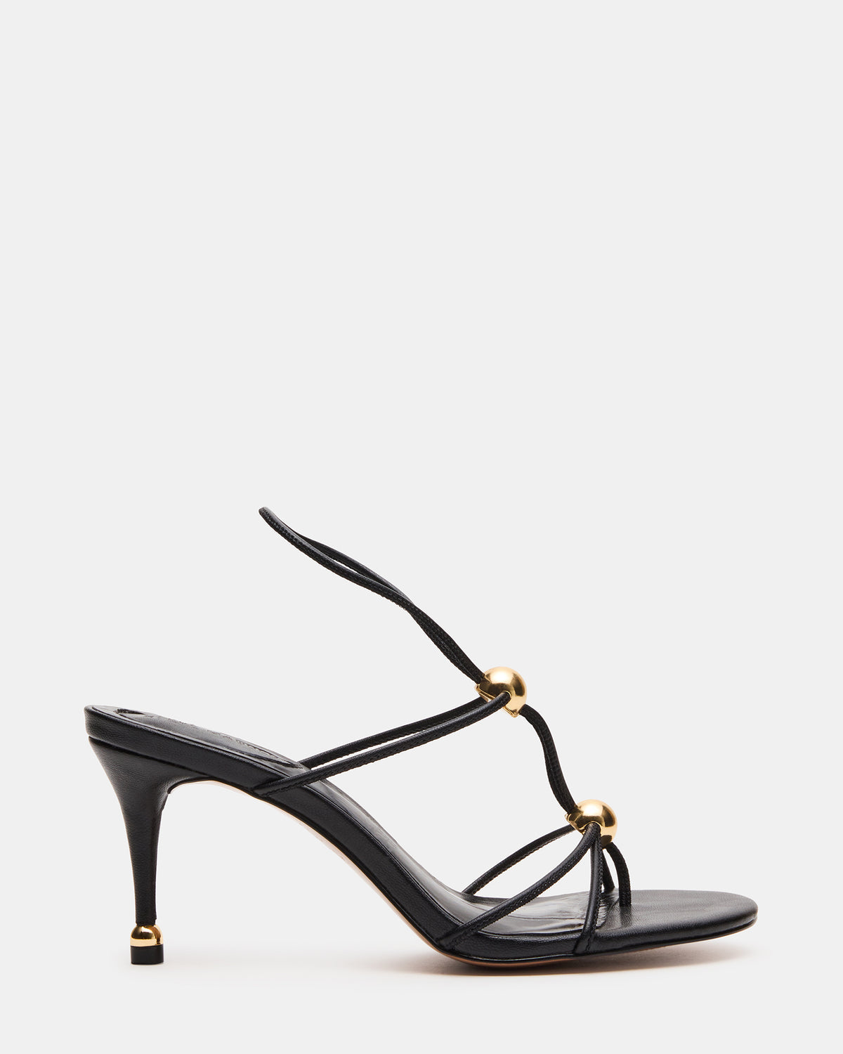 RAMOS Black Strappy Stiletto Women's Heel | Steve Madden Customer Favorite