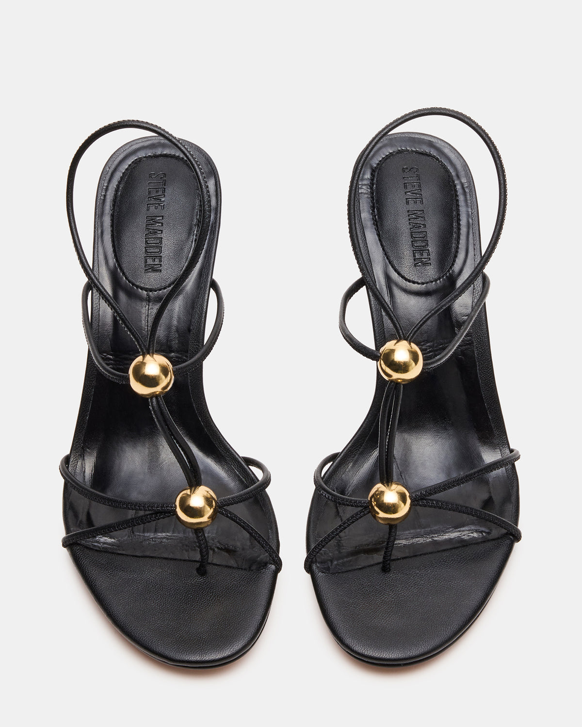 RAMOS Black Strappy Stiletto Women's Heel | Steve Madden Customer Favorite
