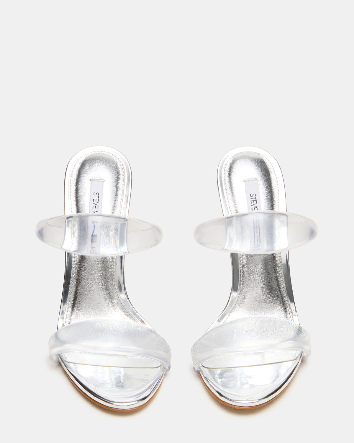 SATURN Jelly Clear Stiletto Mule Women's Heel | Steve Madden Everyday