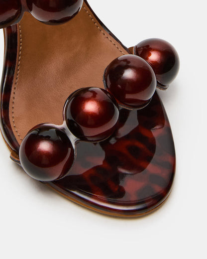 SATURN Beads Tortoise Stiletto Mule Women's Heel | Steve Madden Latest