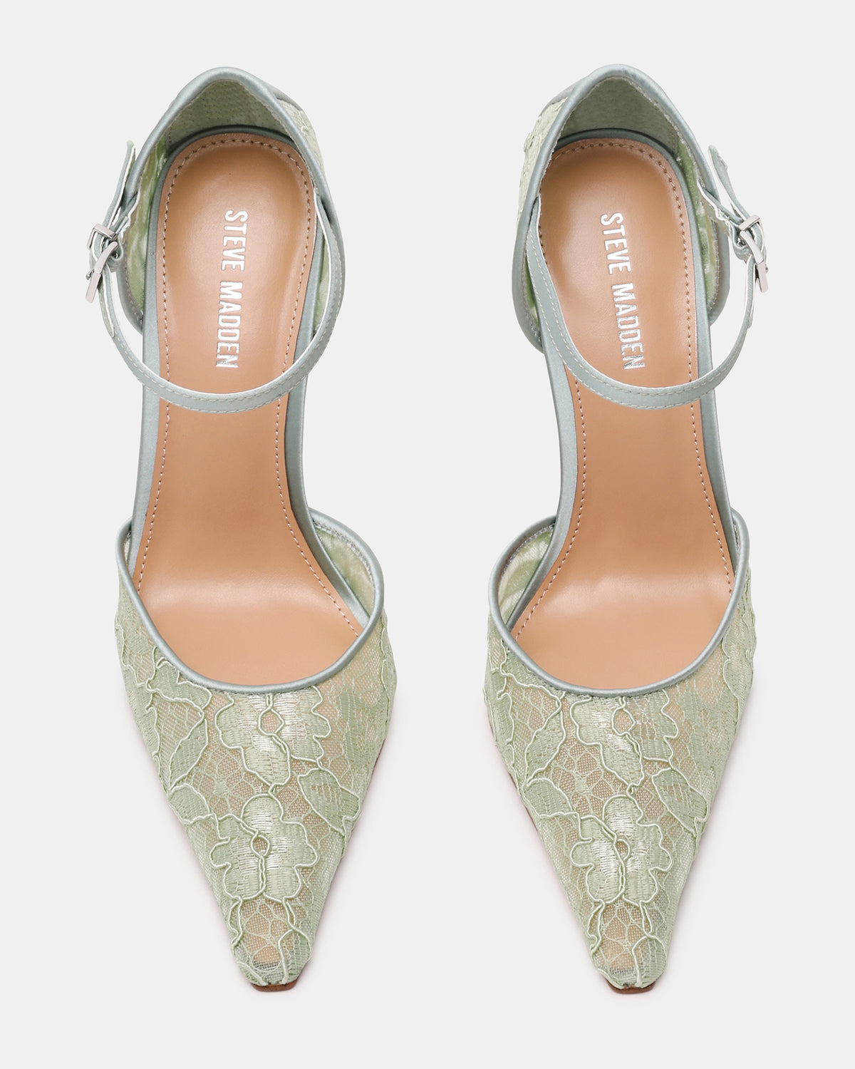 AVANT Pistachio Lace Pointed-Toe Stiletto Pump Women's Heel | Steve Madden Trending