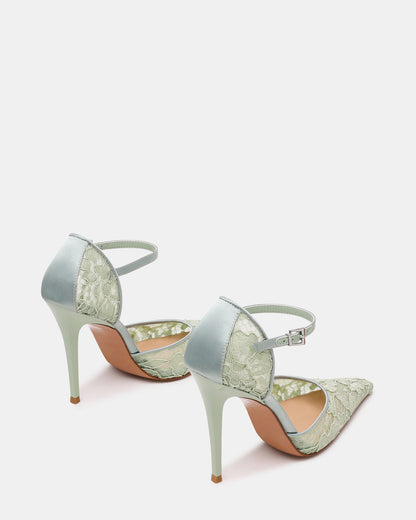 AVANT Pistachio Lace Pointed-Toe Stiletto Pump Women's Heel | Steve Madden Trending