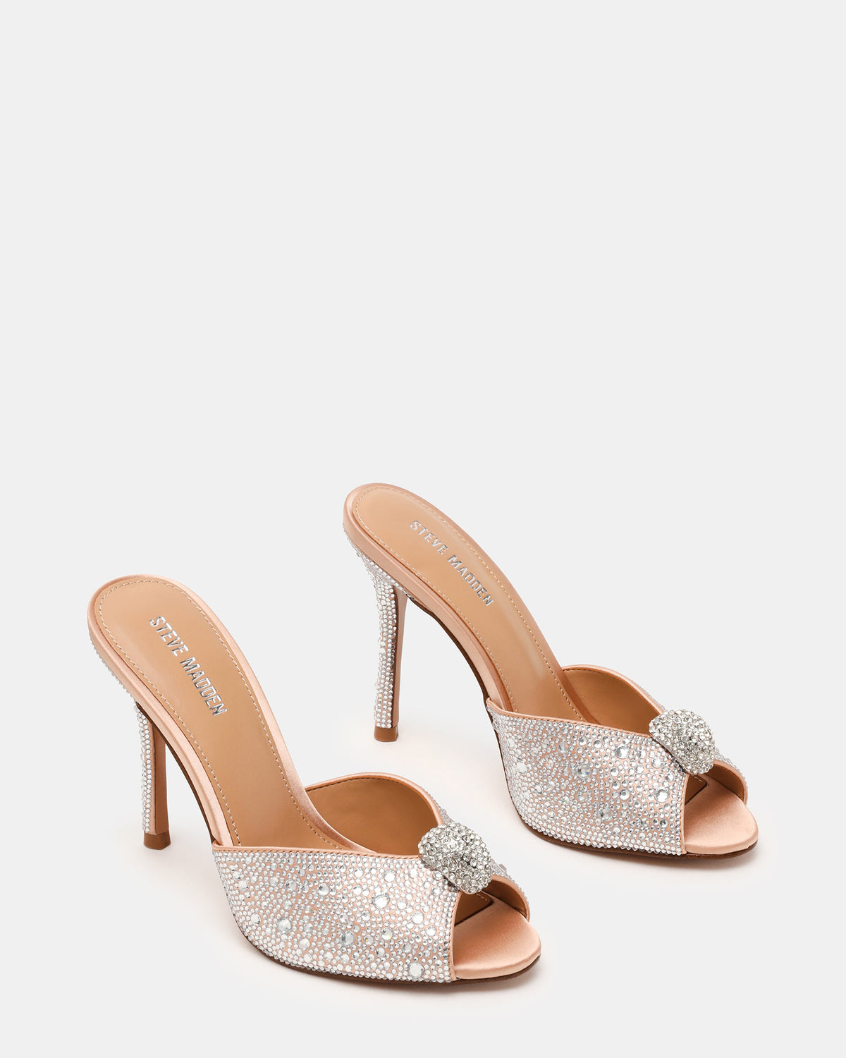 PRIYA Rhinestones Mule Women's Heel | Steve Madden Featured