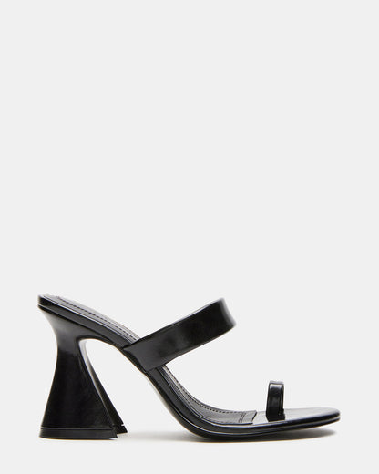 RENIE Black Women's Open Toe Mule Heel | Steve Madden Smart Buy