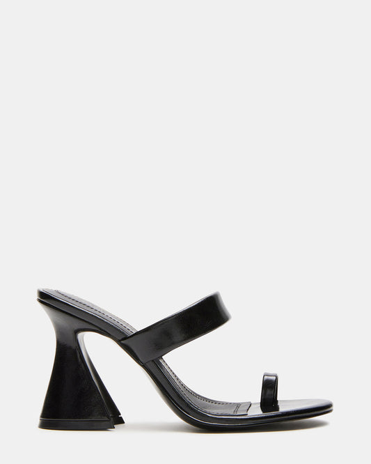 RENIE Black Women's Open Toe Mule Heel | Steve Madden Smart Buy