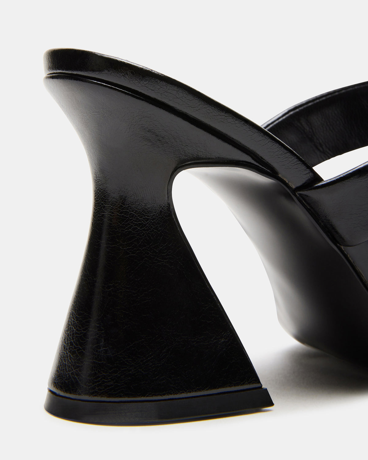 RENIE Black Women's Open Toe Mule Heel | Steve Madden Smart Buy