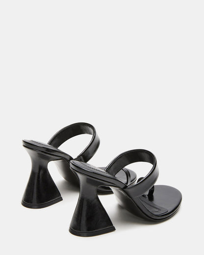 RENIE Black Women's Open Toe Mule Heel | Steve Madden Smart Buy