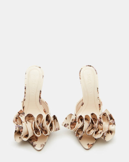 AFFINITY Floral Women's Multi Pointed-Toe Stiletto Mule Heel | Steve Madden Value