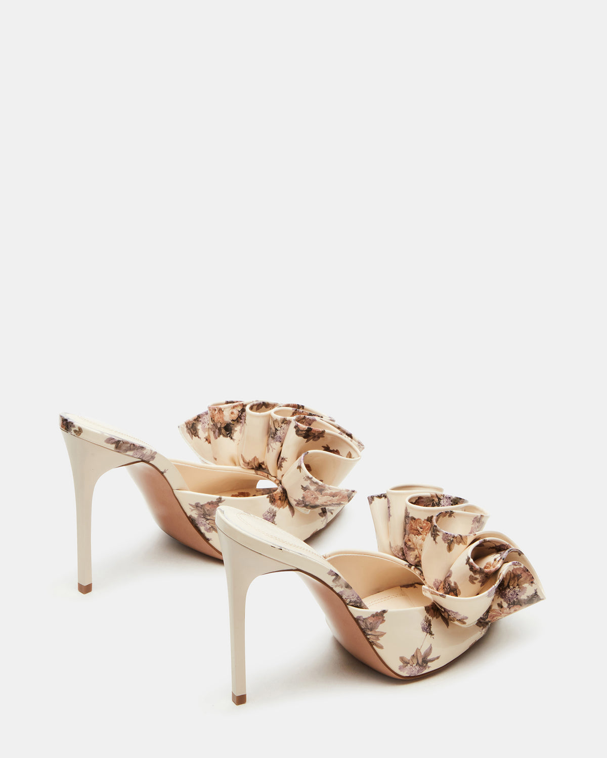 AFFINITY Floral Women's Multi Pointed-Toe Stiletto Mule Heel | Steve Madden Value