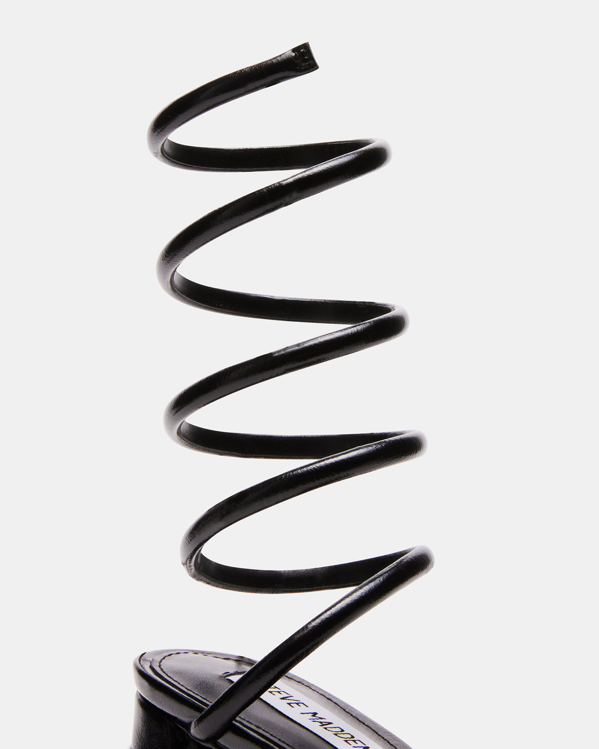 LOPEZ Black Women's Square Toe Strappy Heel | Steve Madden New