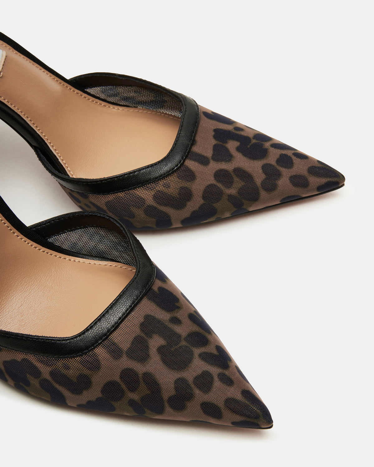ALLIANCE Mesh Leopard Pointed-Toe Pump Women's Heel | Steve Madden Featured