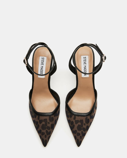 ALLIANCE Mesh Leopard Pointed-Toe Pump Women's Heel | Steve Madden Featured