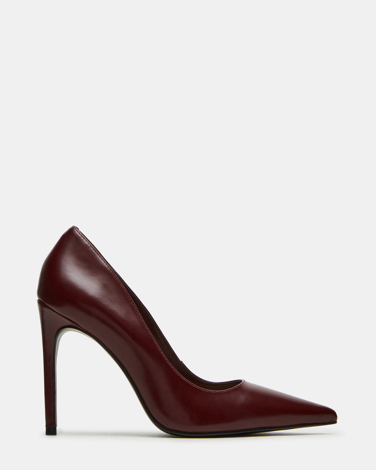 NOIR Wine Leather Pointed-Toe Stiletto Pump Women's Heels | Steve Madden Popular