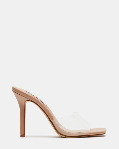 SIGNAL Clear Women's Designer Tall Stiletto Heels | Steve Madden Signature
