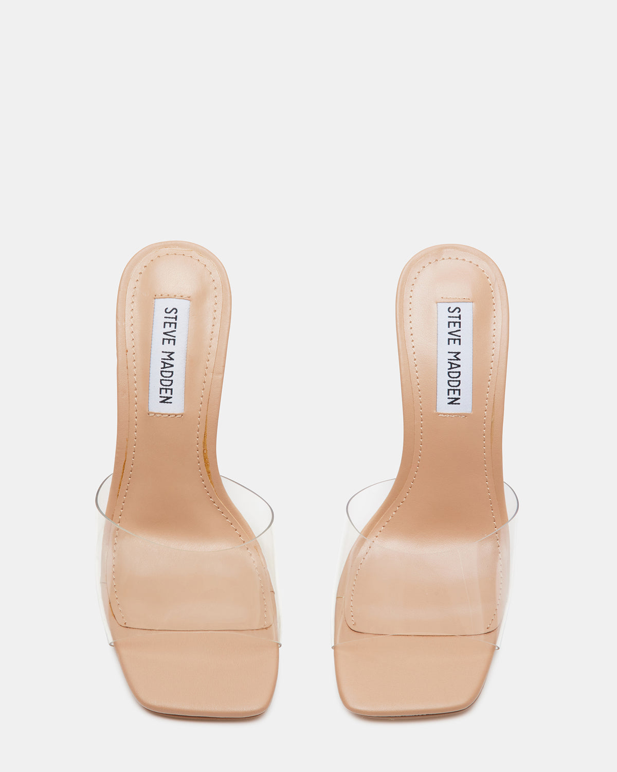 SIGNAL Clear Women's Designer Tall Stiletto Heels | Steve Madden Signature