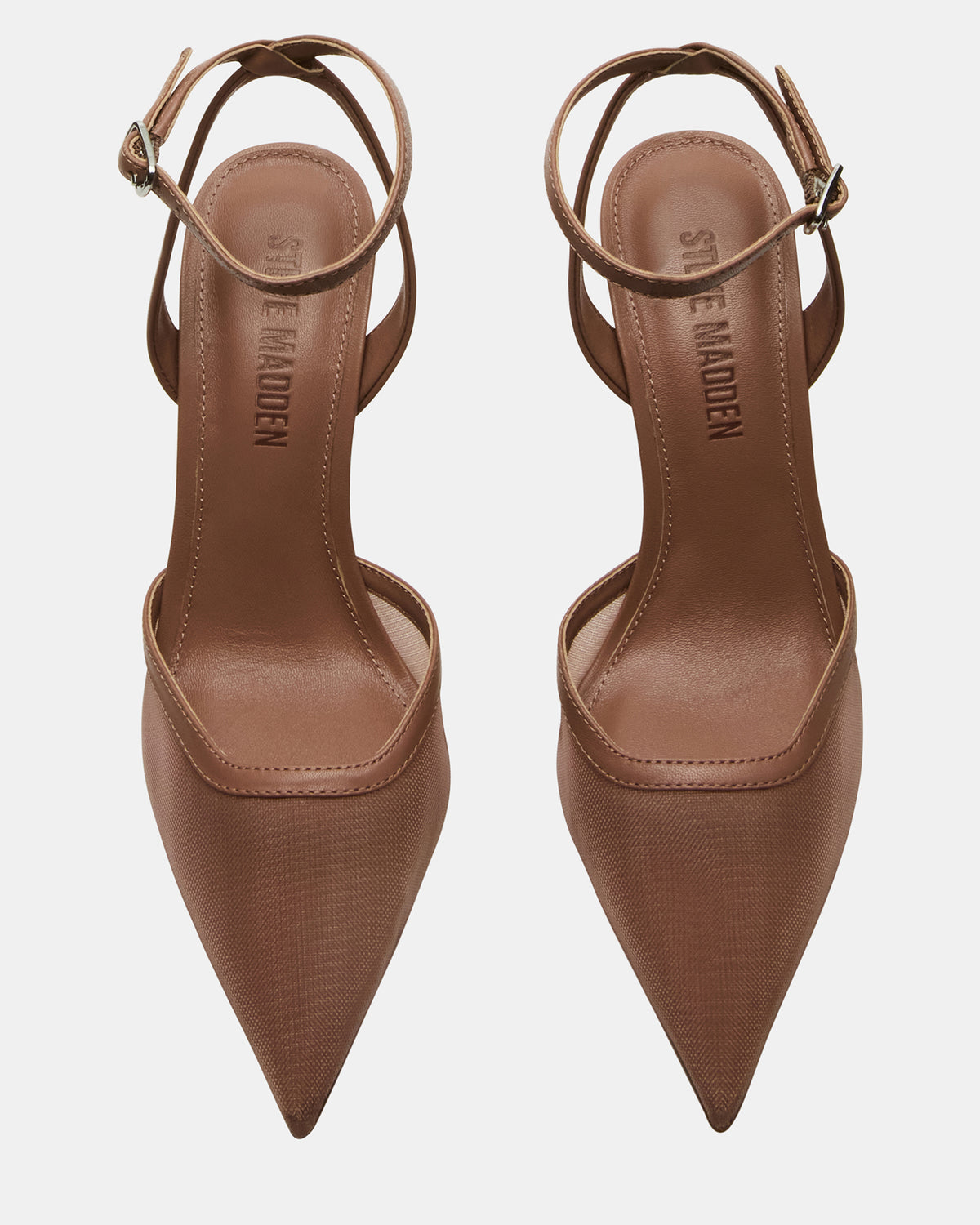ALLIANCE Mesh Mocha Pointed-Toe Pump Women's Heel | Steve Madden Value