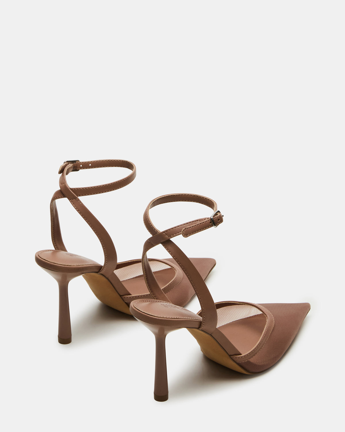 ALLIANCE Mesh Mocha Pointed-Toe Pump Women's Heel | Steve Madden Value