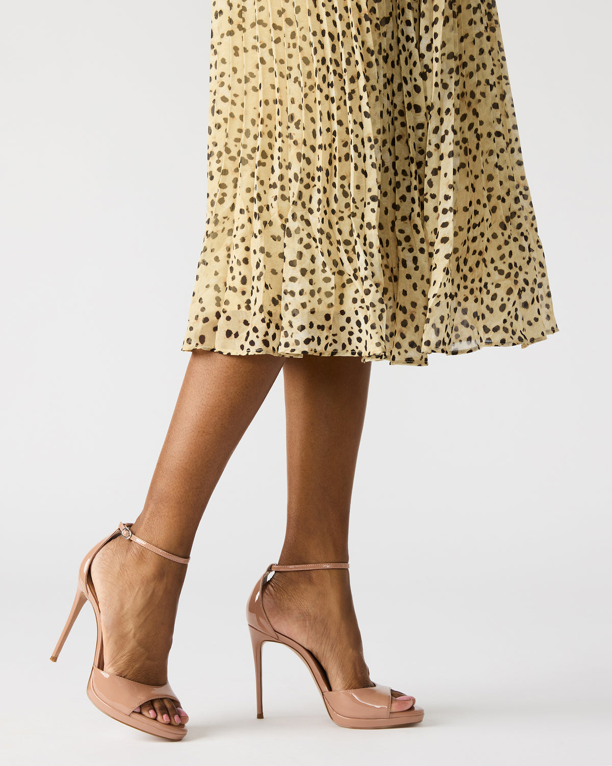 WILEY Blush Patent Women's Open Toe Stiletto Heel | Steve Madden New